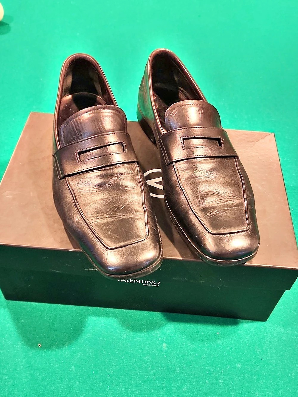 PRADA Men's Black Calfskin Leather Loafers